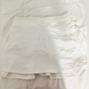 Lululemon Pace Rival Mid-Rise Skirt White Size 4 Regular